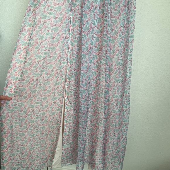 LOVERS + FRIENDS Revolve Pastel Floral Deacon Gown - Picture 7 of 12